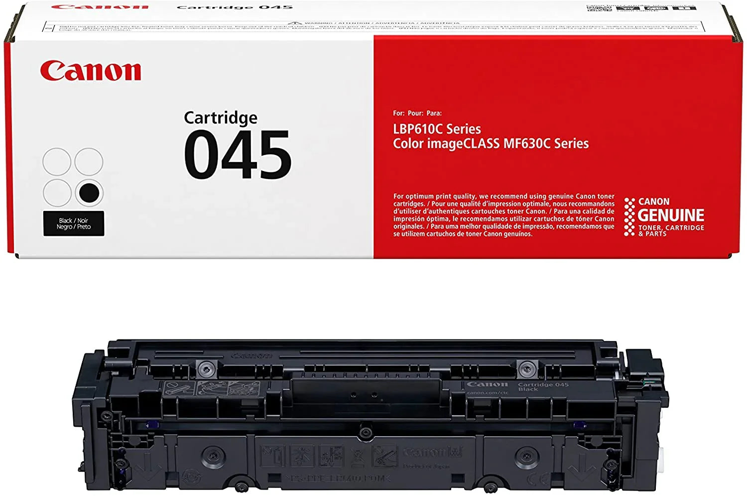 Canon Original 045 Toner Cartridge - Black - eBuy UAE
